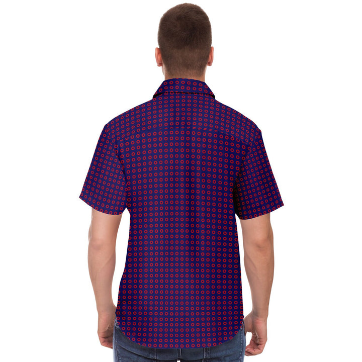 Fishman Donuts Short Sleeve Button Down Shirt | Phish Band