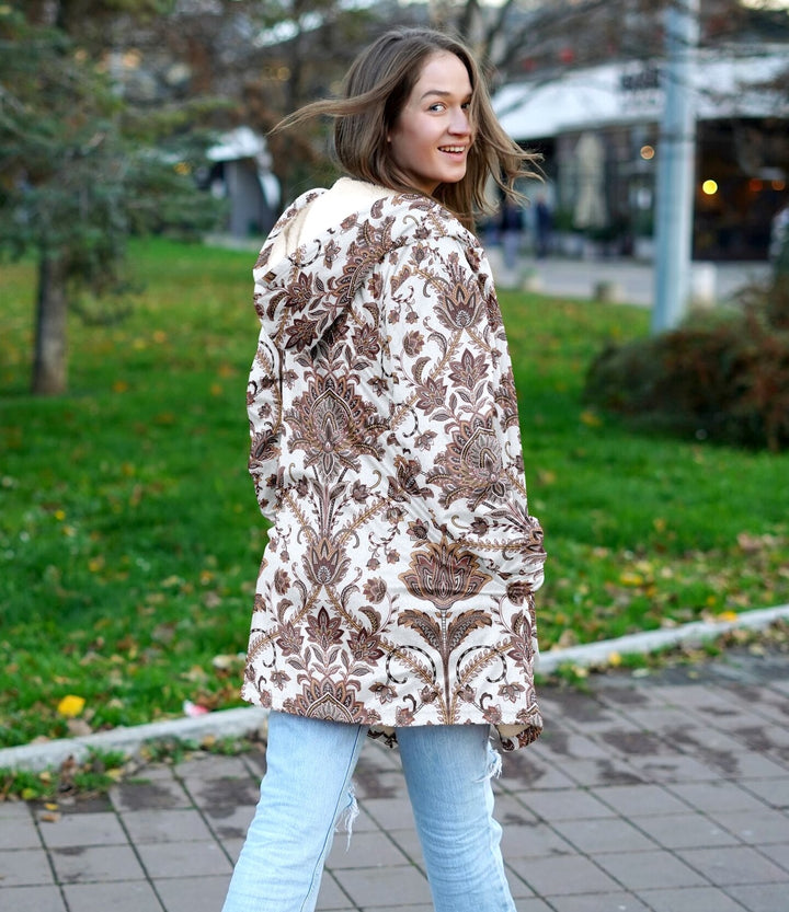 Spirit Ember Cuddle Cloak | Unisex Minky Sherpa Lined Hooded Coat