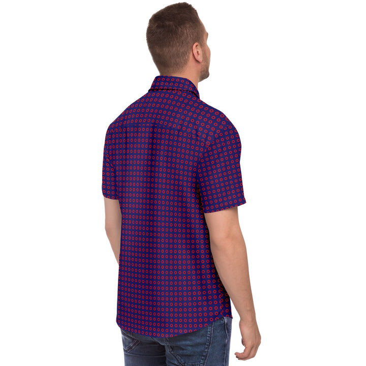 Fishman Donuts Short Sleeve Button Down Shirt | Phish Band