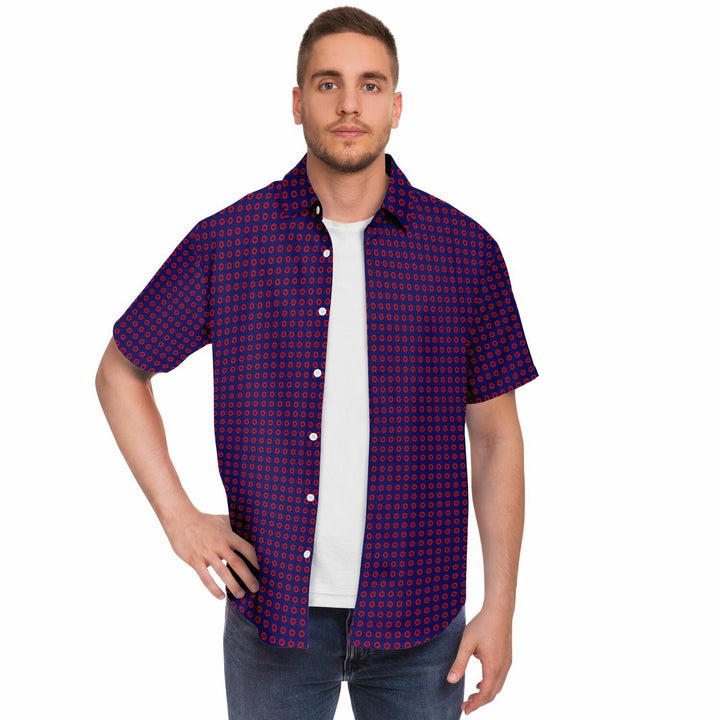 Fishman Donuts Short Sleeve Button Down Shirt | Phish Band