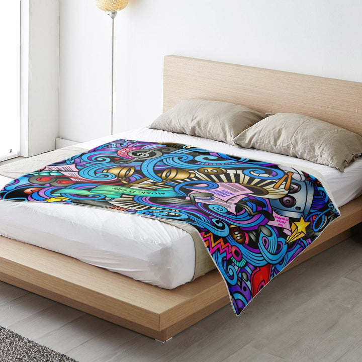 Boogie Posse Premium Microfleece Blanket - Manifestie