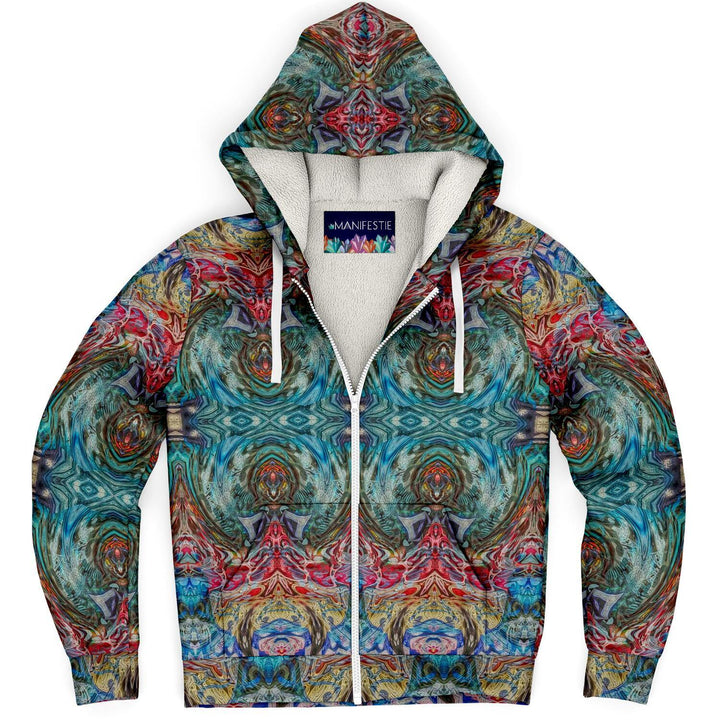 Sensory Input Premium Sherpa Lined Zip Hoodie - Manifestie