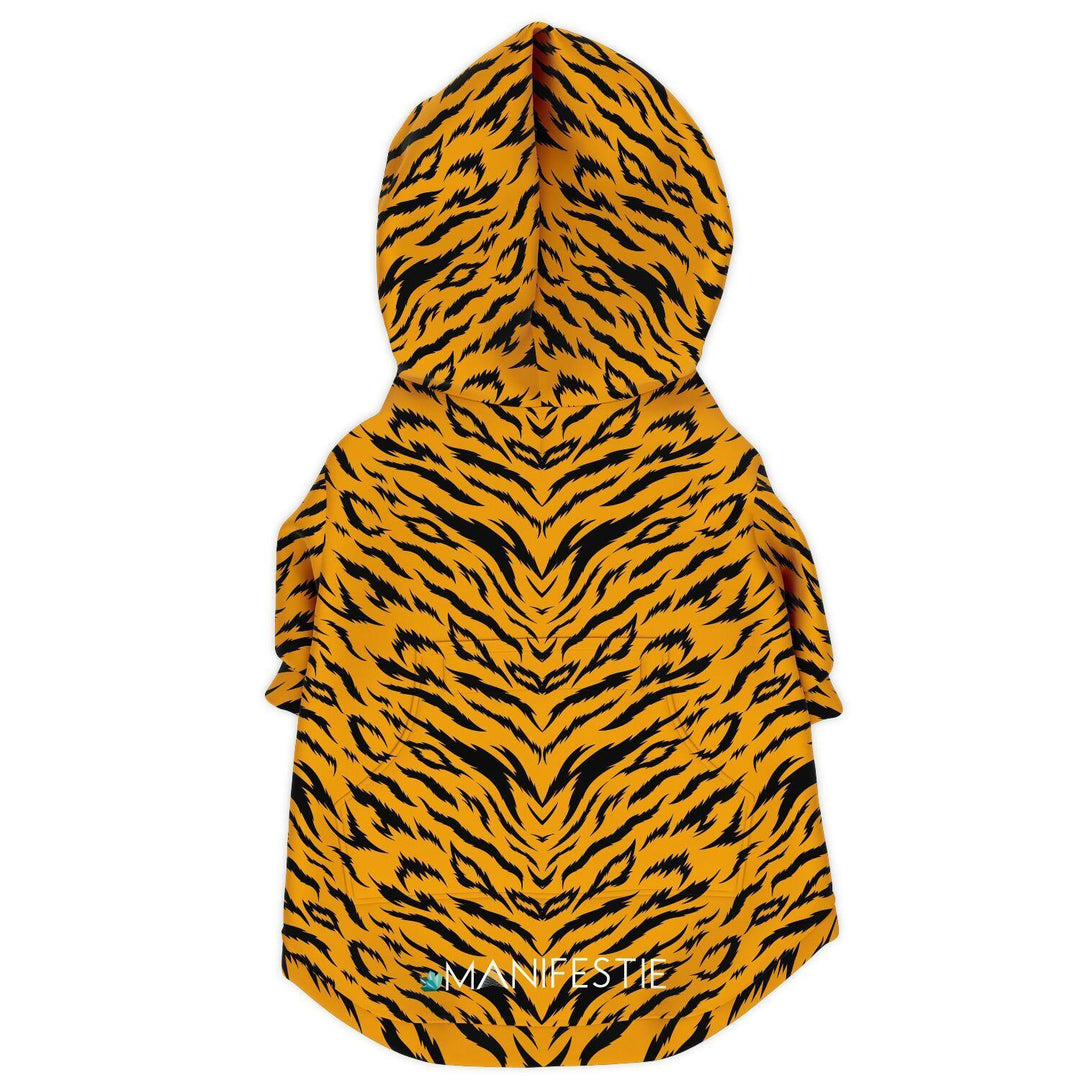 TIGER PRINT DOG ZIP UP HOODIE - Manifestie