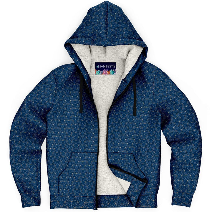 Topaz Sacred Connections Premium Sherpa Lined Zip Hoodie - Manifestie