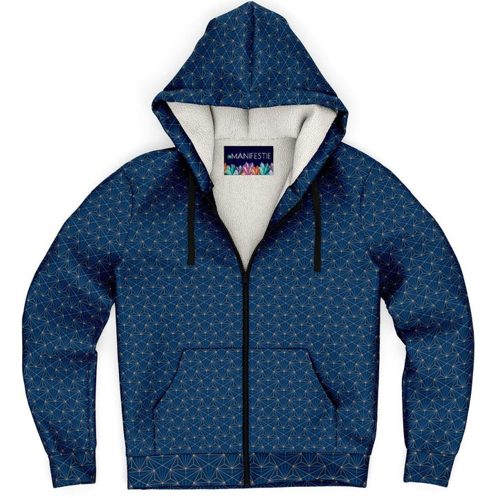 Topaz Sacred Connections Premium Sherpa Lined Zip Hoodie - Manifestie