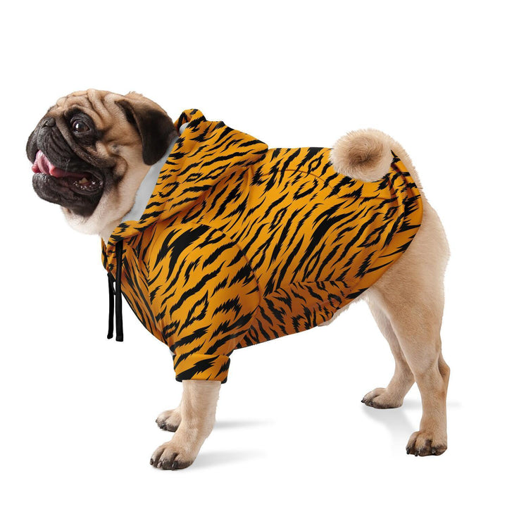 TIGER PRINT DOG ZIP UP HOODIE - Manifestie