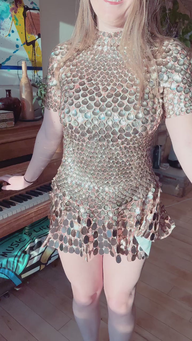 Sequin Leotard, Great for Festivals, Parties and Performance. Burning Man  Bodysuit in Mirrored Gold, Silver or Gold&silver. Dance Costume. -   Singapore